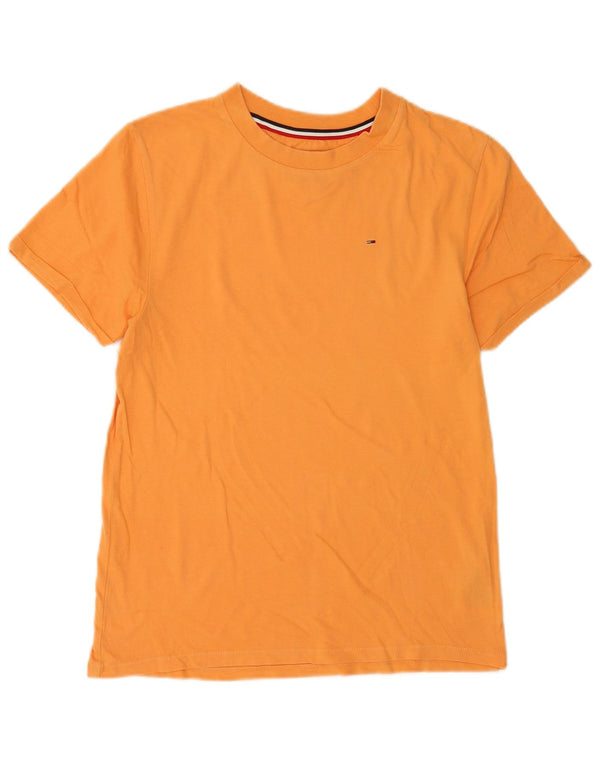 T-shirt da uomo Tommy Hilfiger Top 2XS cotone arancione
