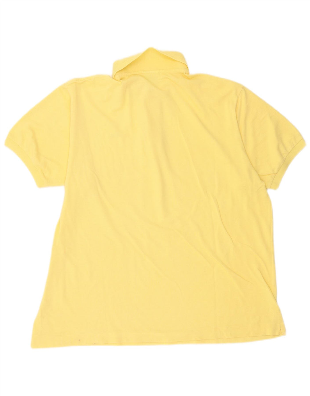 Polo da uomo Lacoste taglia 7 2XL cotone giallo