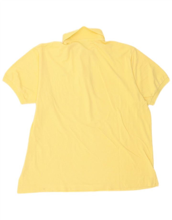 Polo da uomo Lacoste taglia 7 2XL cotone giallo