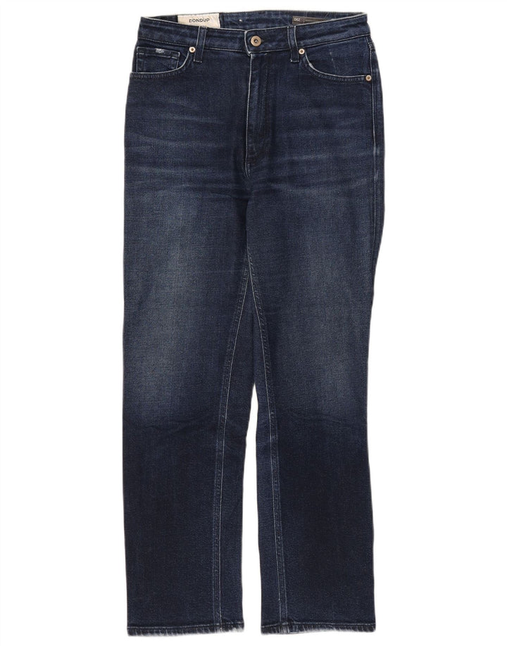 Jeans dritti da donna Dondup W28 L27 cotone blu navy