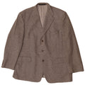 Giacca blazer a 3 bottoni da uomo Marks & Spencer UK 46 XL lana grigia