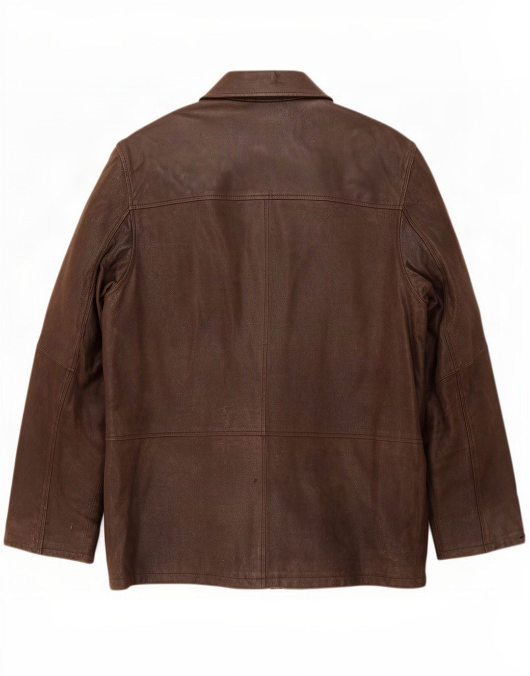 Cappotto antivento in pelle da uomo Zarro IT 54 2XL Marrone