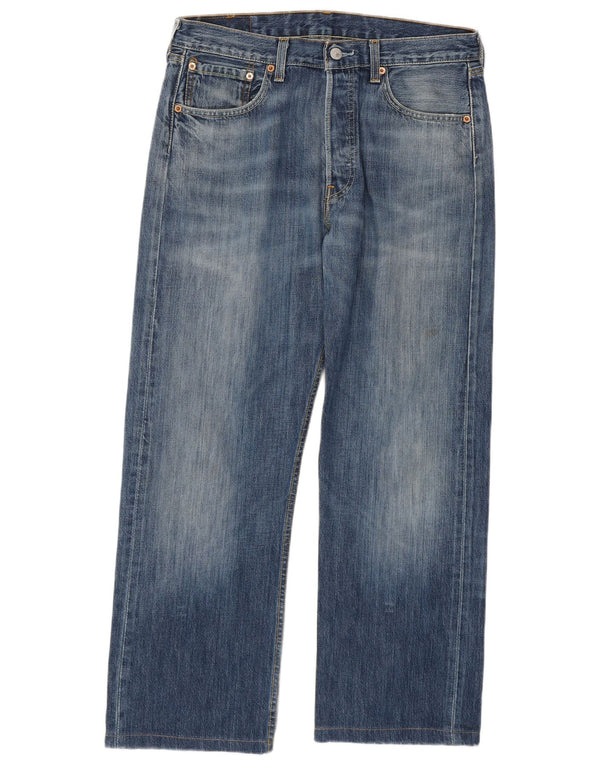 Levi's Uomo 501 Jeans dritti W33 L27 Blu