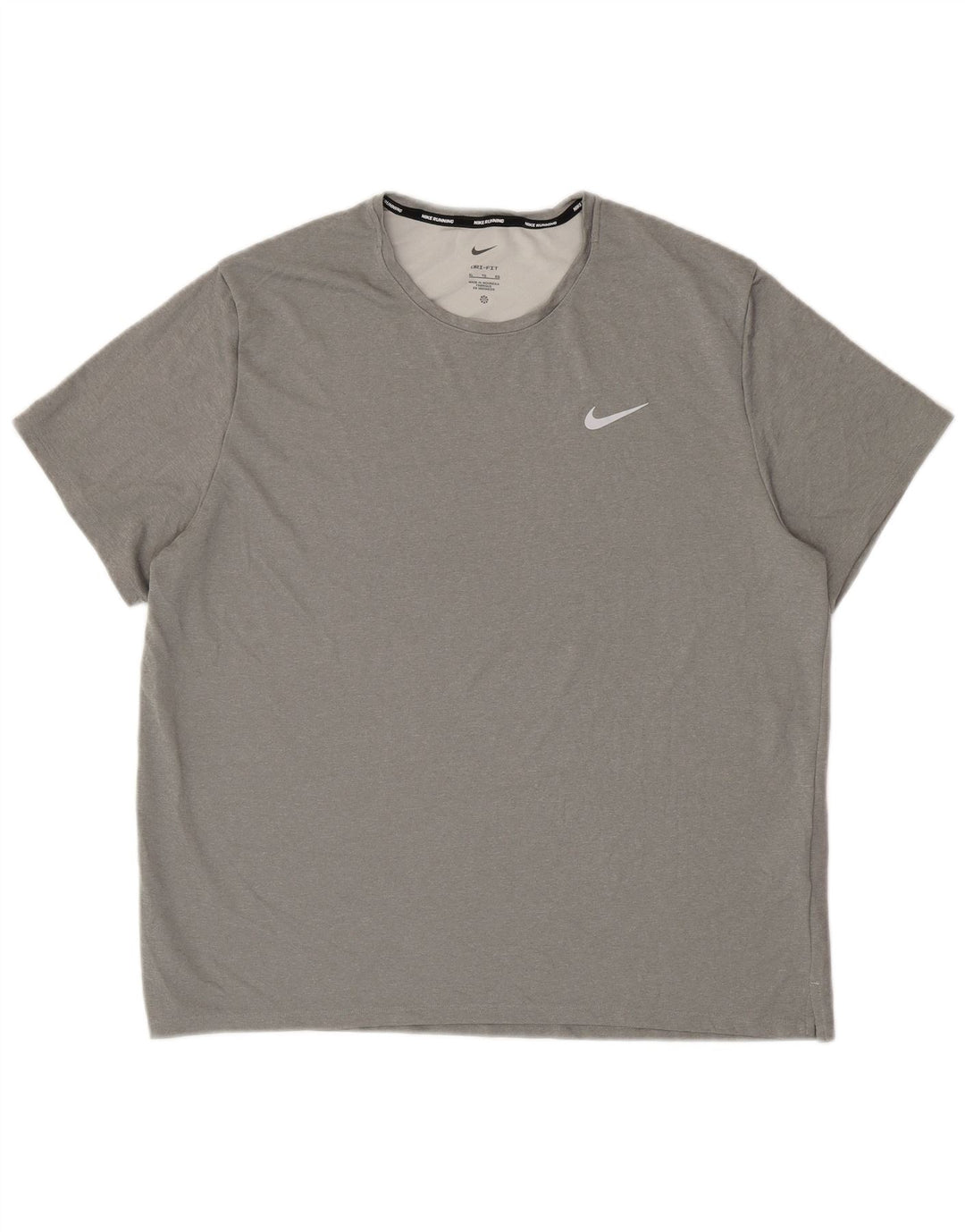 T-shirt NIKE da uomo Dri Fit Top XL grigio poliestere