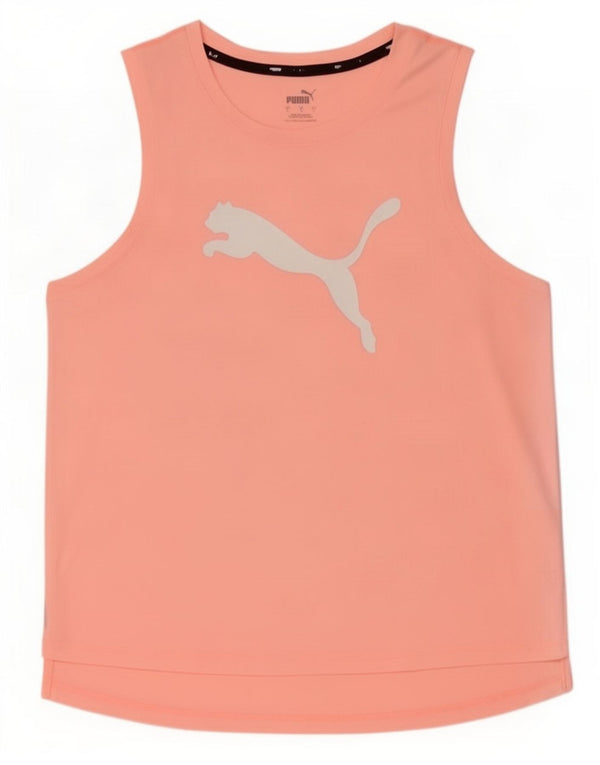 Canotta grafica da donna Puma UK 16 grande rosa poliestere