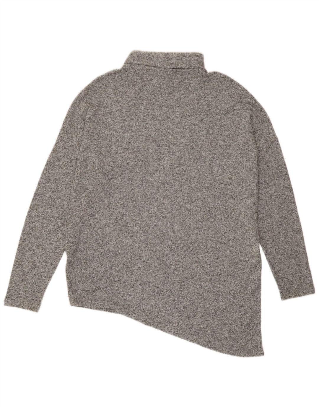 Maglione maglione a collo alto da donna Phase Eight UK 18 XL Viscosa grigia