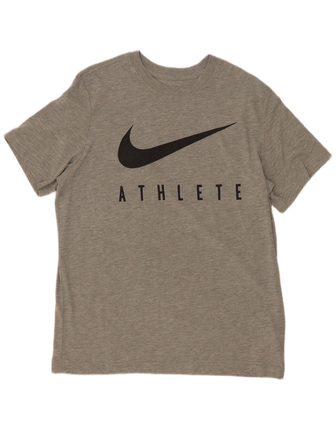T-shirt grafica Nike Dri Fit da uomo, grande, in poliestere grigio