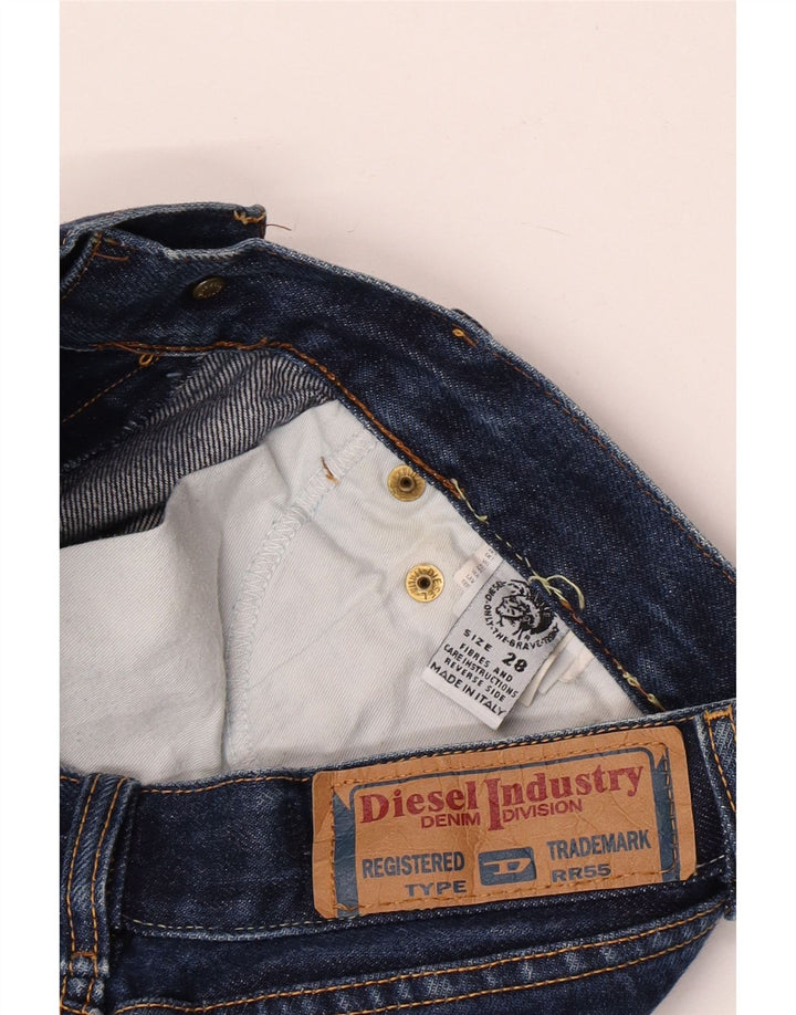 Jeans dritti da donna Diesel W28 L29 cotone blu