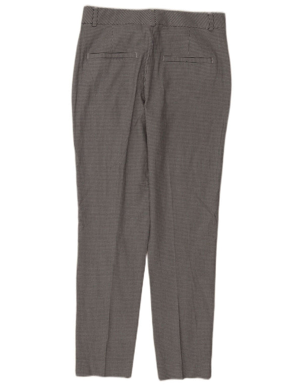 Pantaloni chino slim da donna Massimo Dutti 2XS W24 L26 pied de poule blu navy