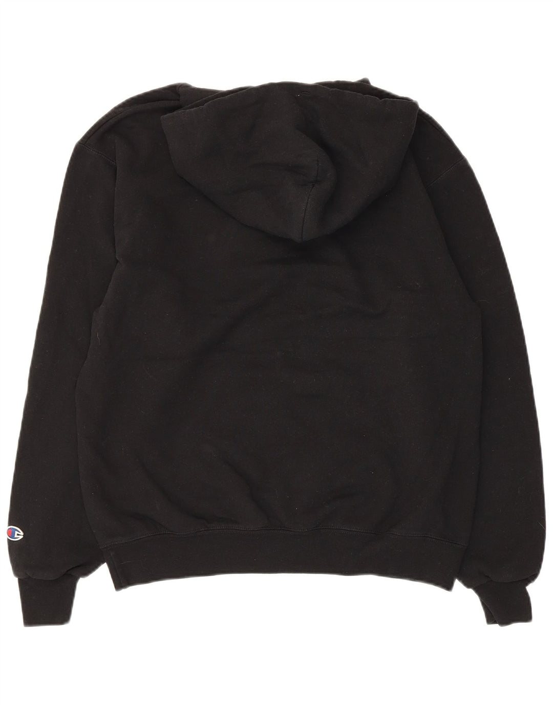 Maglione con cappuccio da uomo Champion medio nero