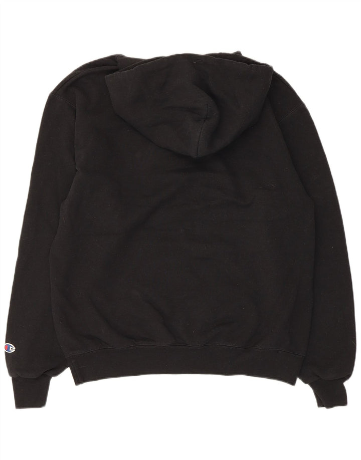 Maglione con cappuccio da uomo Champion medio nero