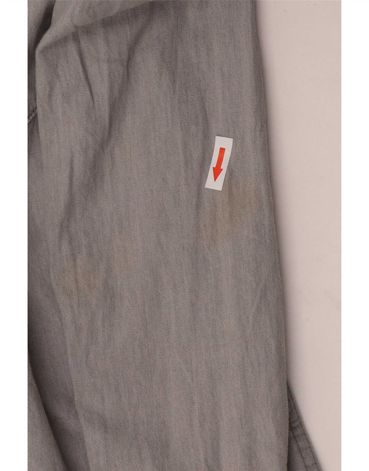 Camicia da uomo Jack & Jones piccola in cotone grigio