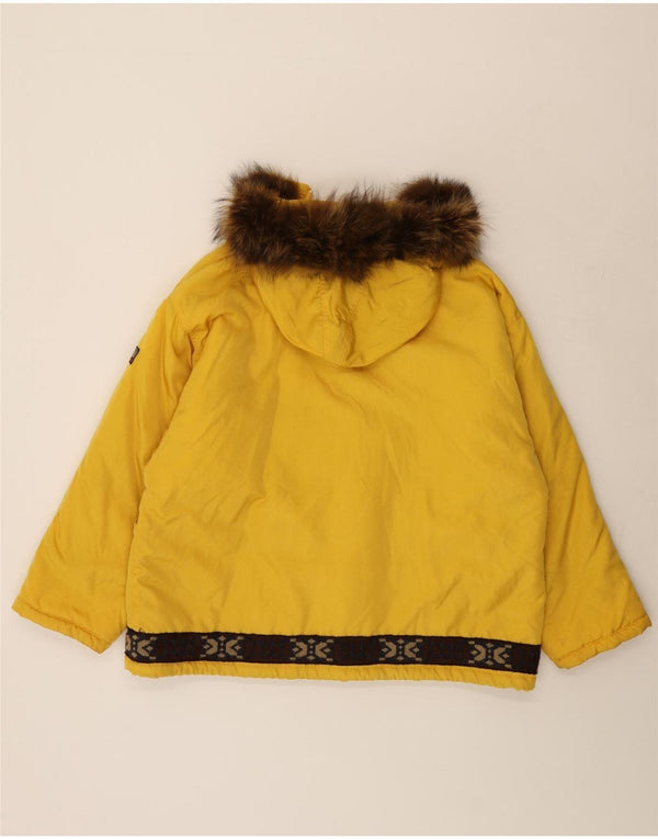 Giacca a vento Napapijri Voyage da uomo UK 40 Large Giallo Poliammide