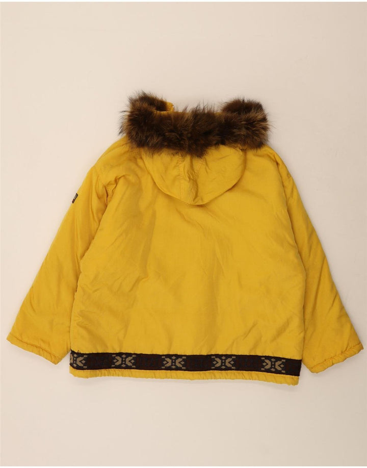 Giacca a vento Napapijri Voyage da uomo UK 40 Large Giallo Poliammide