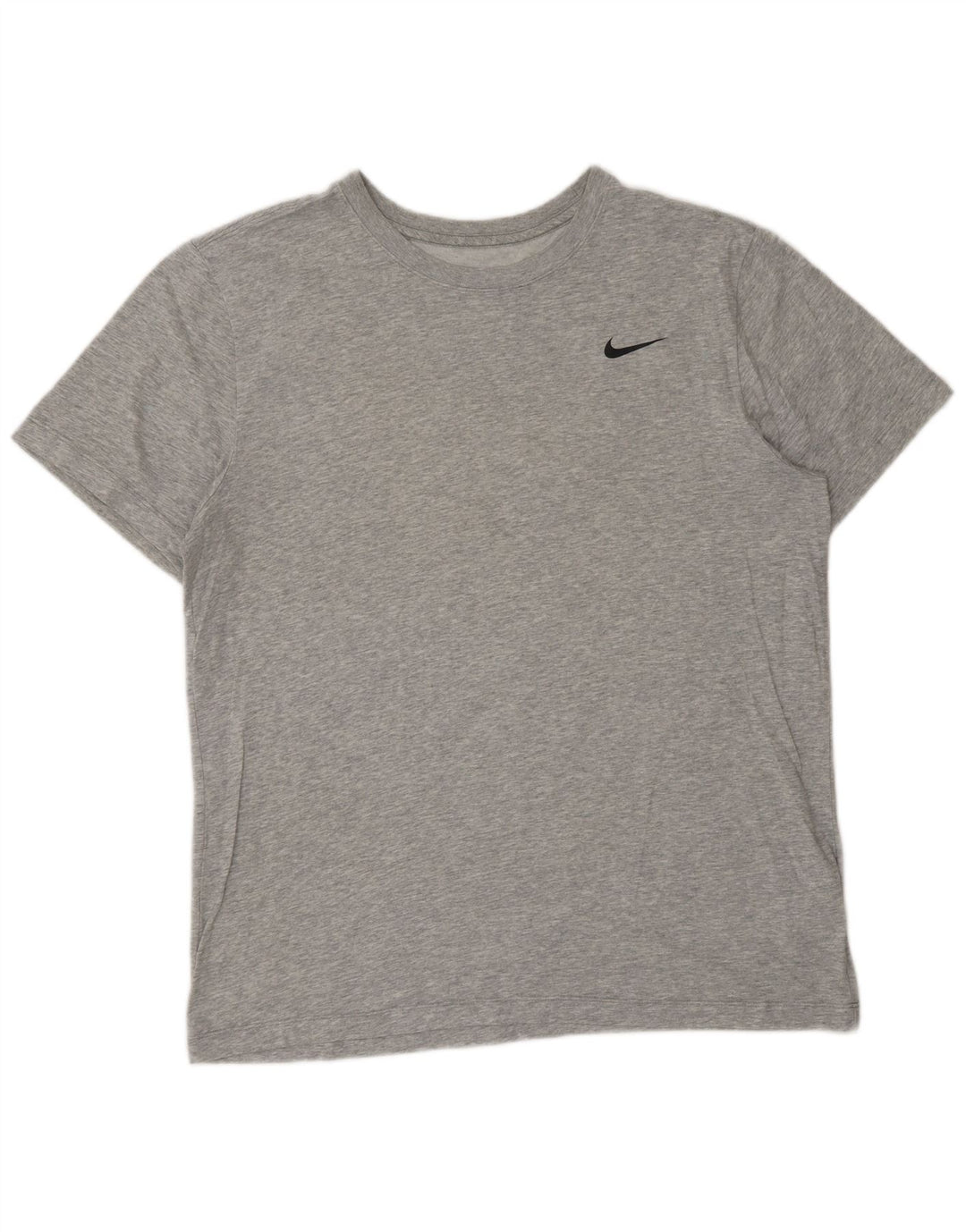 NIKE T-shirt da uomo Dri Fit Top grande in cotone grigio