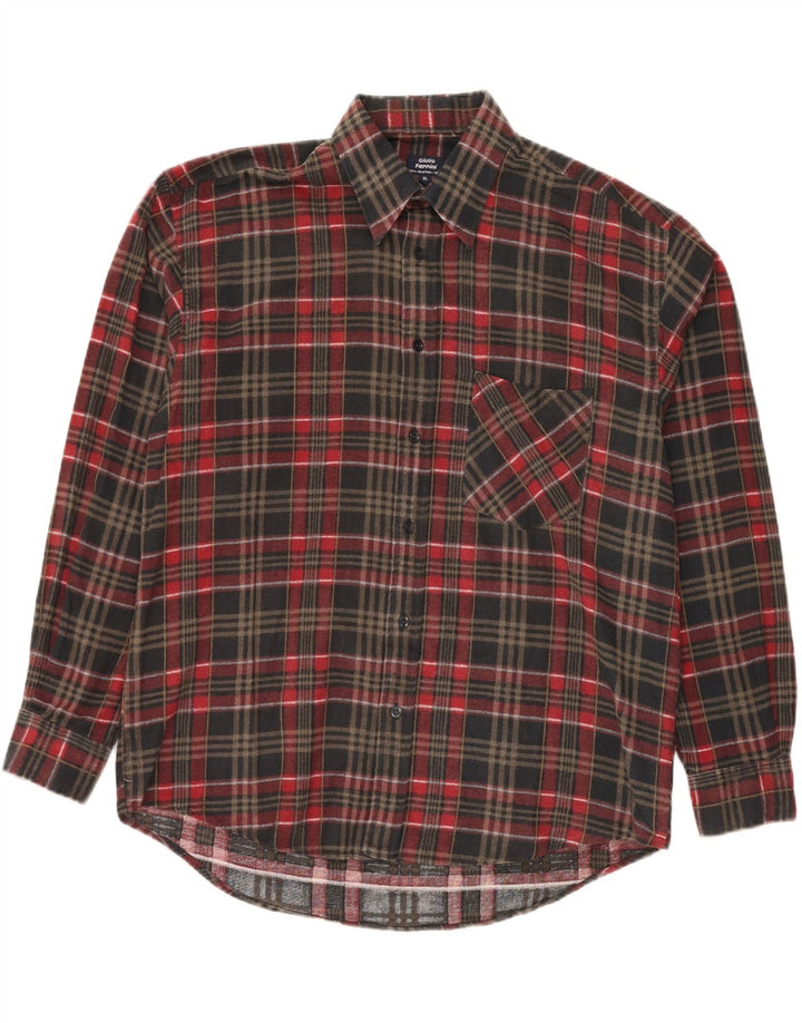 Camicia da uomo in flanella VINTAGE XL in cotone a quadri multicolore