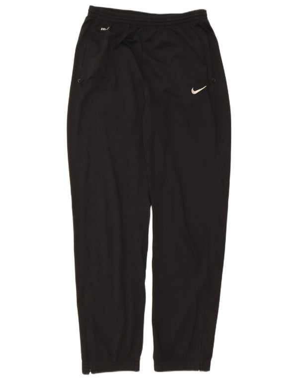 Nike Boys Dri Fit Tracksuit Trousers Joggers 13-14 Years XL Black Polyester