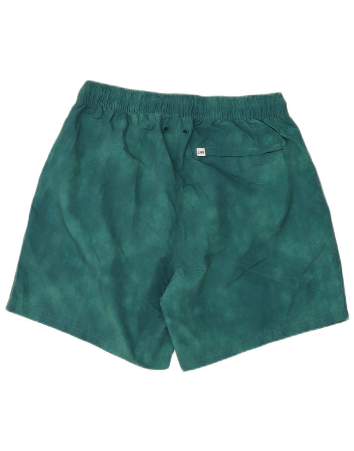 Pantaloncini da bagno da uomo Jack Wills in poliestere tie-dye verde medio
