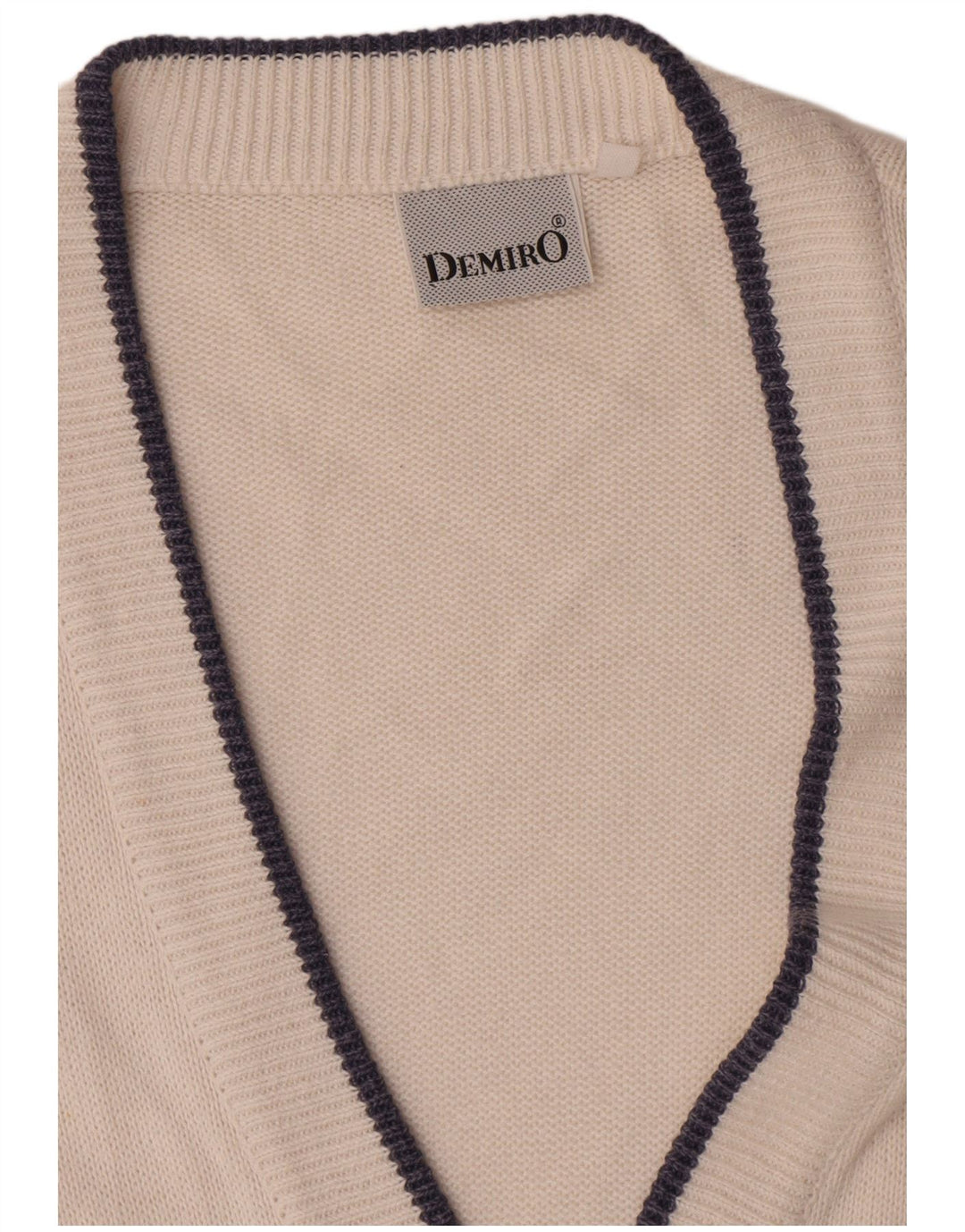 Maglione cardigan da uomo Demiro IT 50 cotone a righe bianche medie