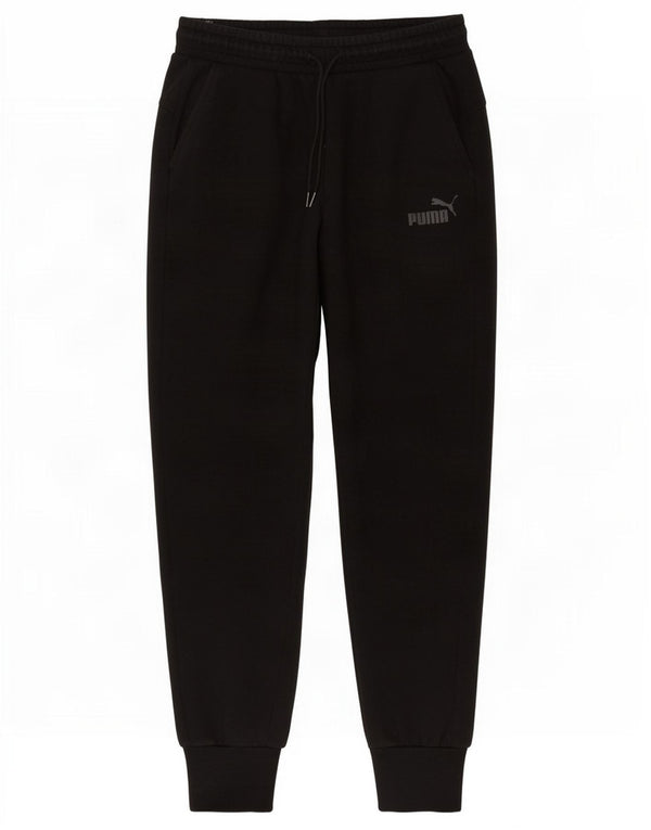 Pantaloni da tuta da donna Puma Joggers UK 14 Medium Black Cotton