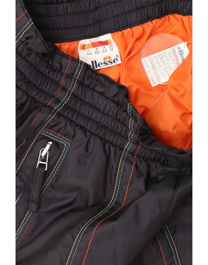 Pantaloni da sci jogger da donna Ellesse UK 12 medio nero in poliammide