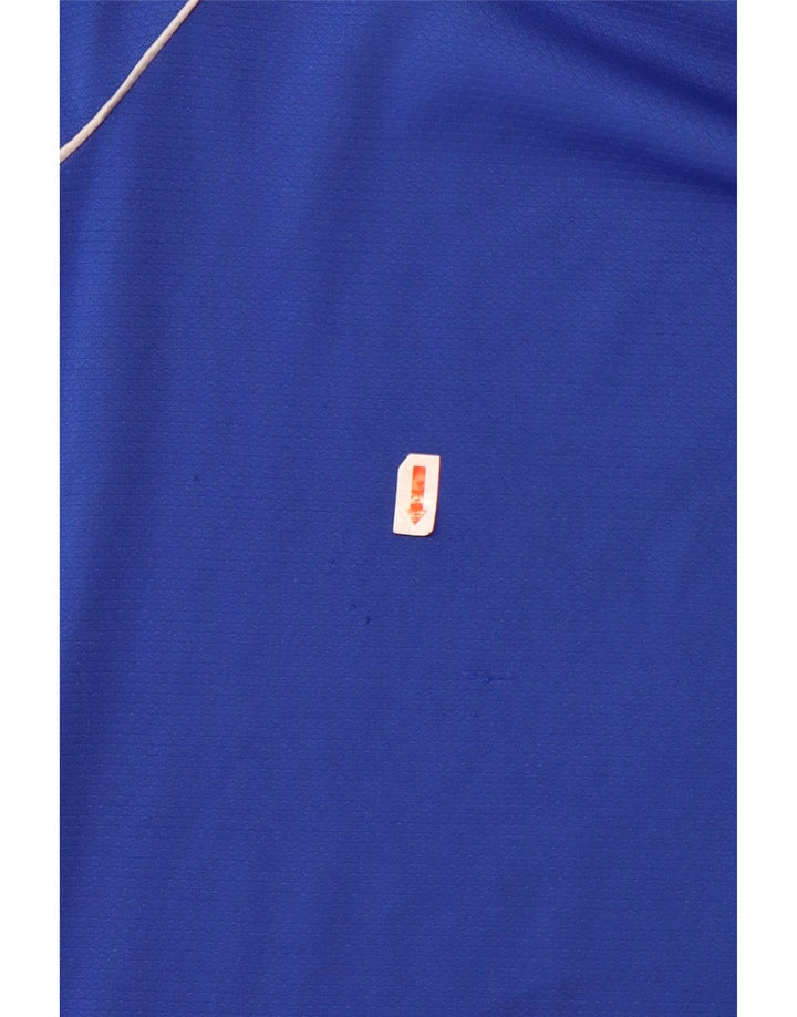 T-shirt Adidas Climalite da uomo Top 3XL blu poliestere