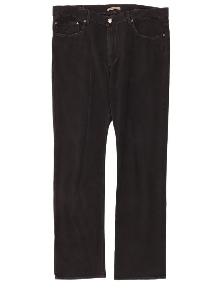 MARLBORO CLASSICS Jeans dritti da uomo vestibilità regolare W36 L34 cotone nero