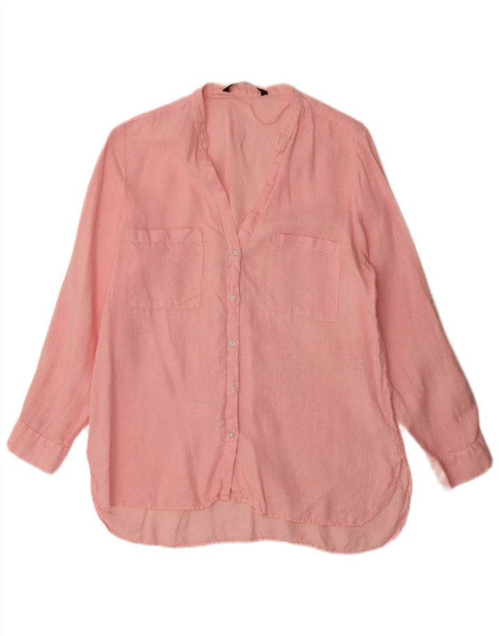 Camicia Zara Donna Camicetta UK 16 Large Rosa