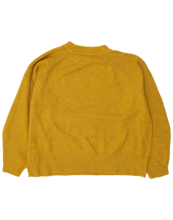 Maglione oversize con scollo a barca da donna Marks & Spencer UK 18 XL Giallo