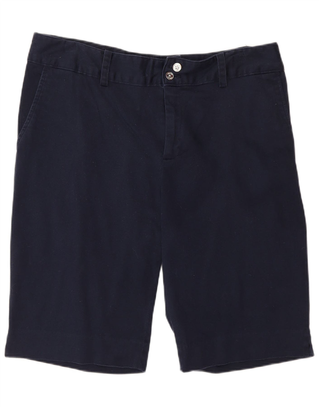Pantaloncini chino da donna CHAPS US 14 XL W34 cotone blu navy