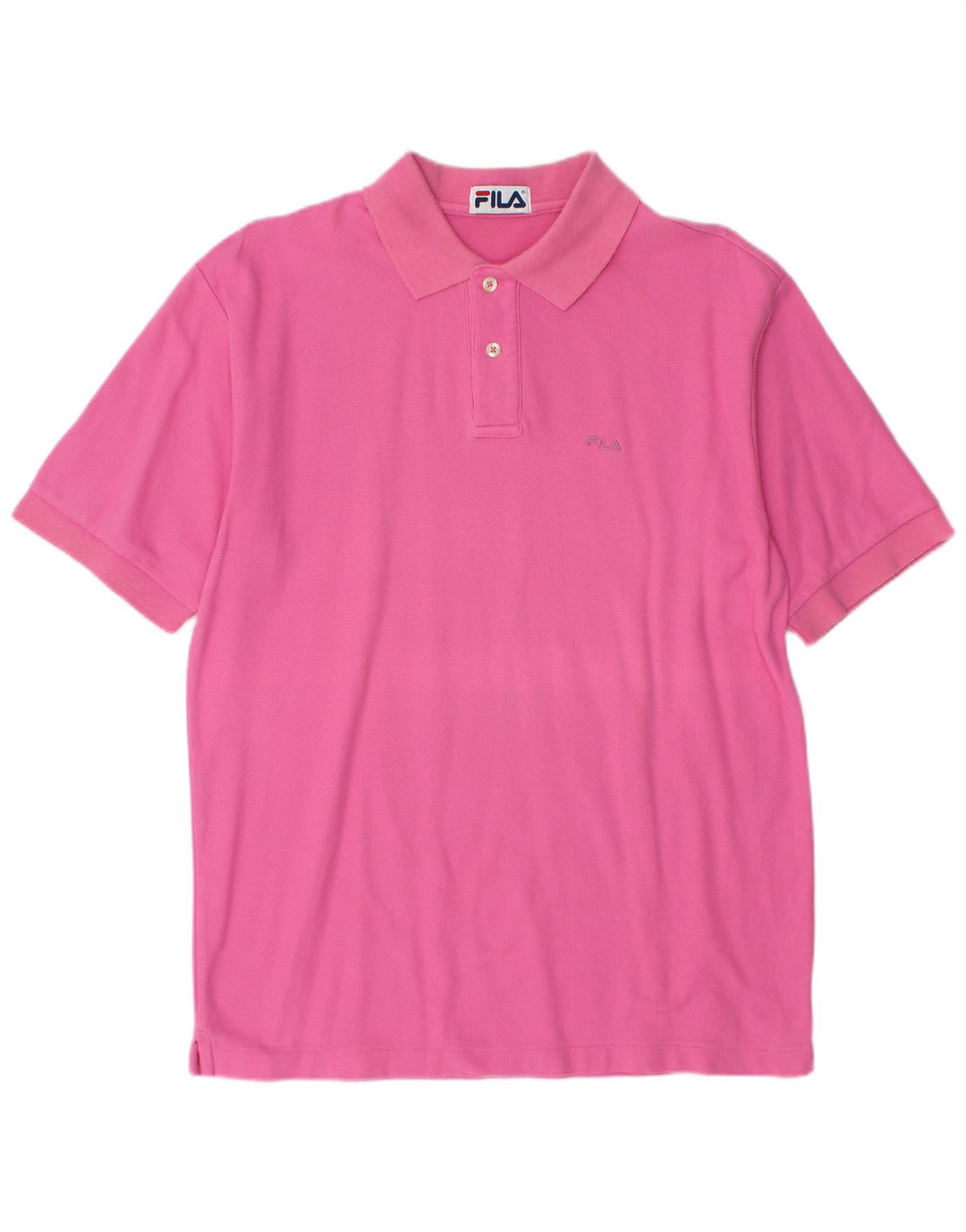Polo Uomo Fila IT 48 Cotone Rosa Medio