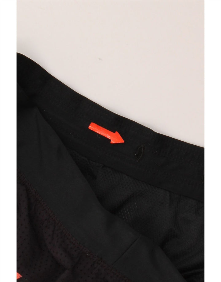 Pantaloncini sportivi Nike da uomo con motivo astratto, piccoli, in poliestere nero