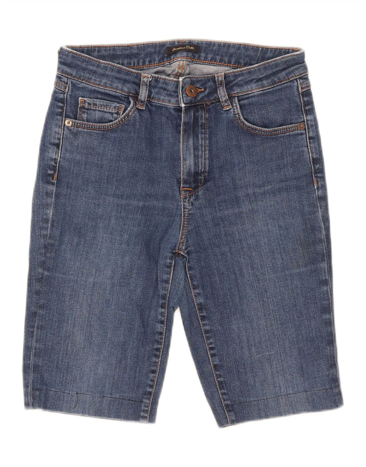 Pantaloncini di jeans vestibilità regolare da donna Massimo Dutti EU 36 XS W26 Blu