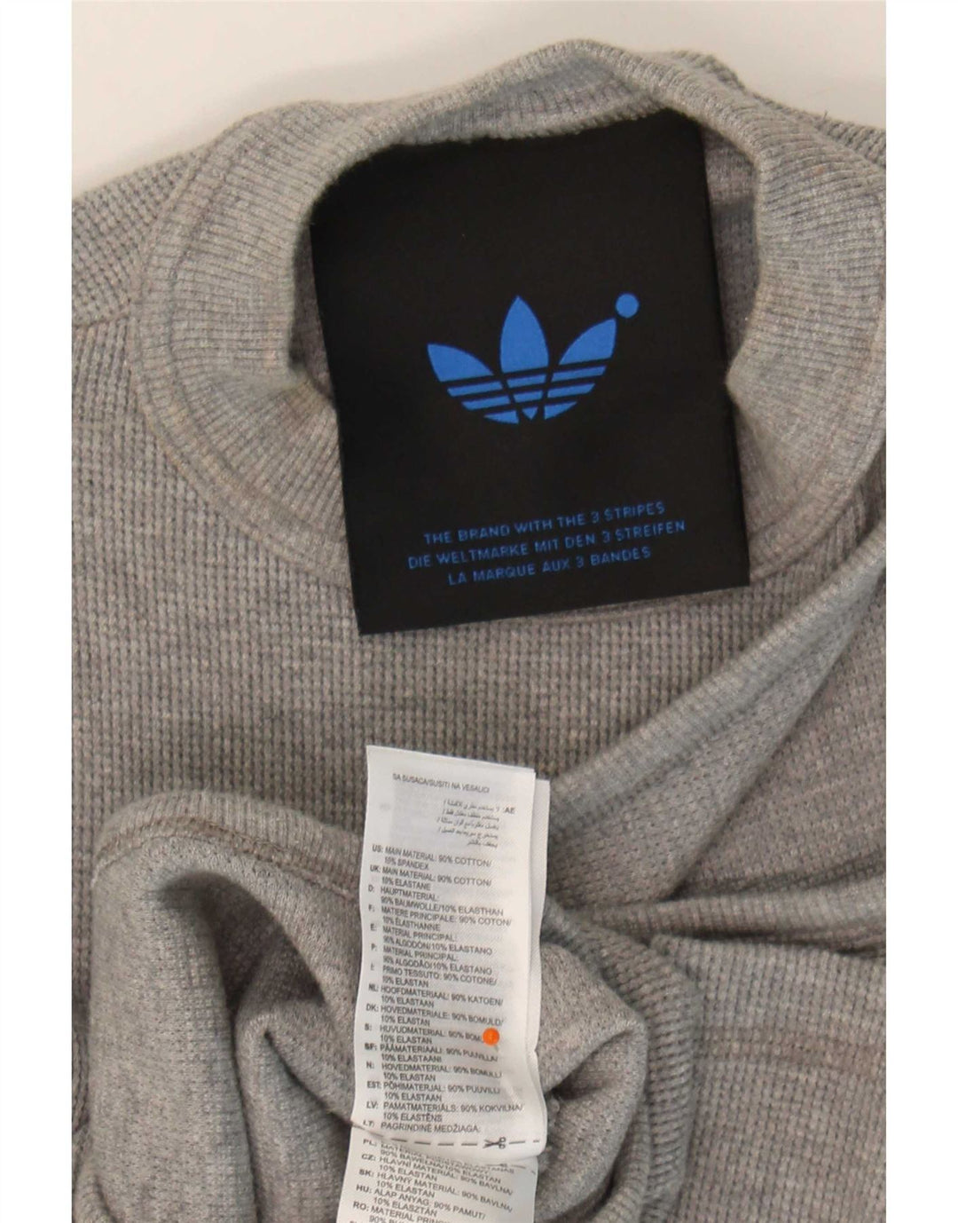Body monospalla da donna Adidas UK 10 piccolo cotone grigio