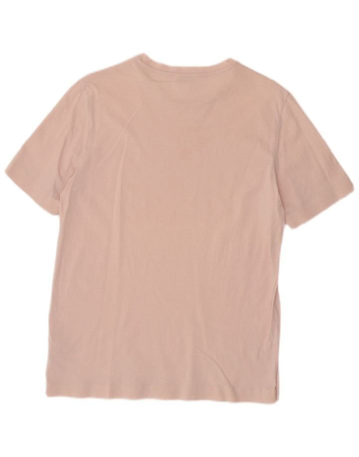 T-shirt da uomo Cos Top piccola in cotone rosa