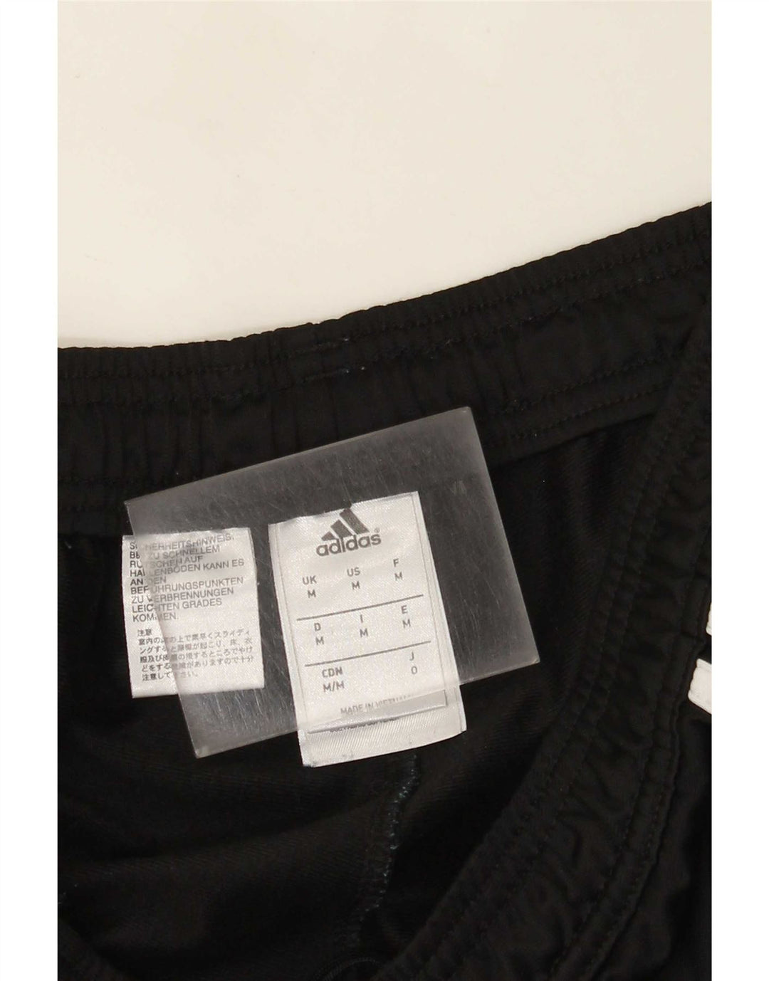 Pantaloni da tuta da uomo Adidas Joggers medio poliestere nero