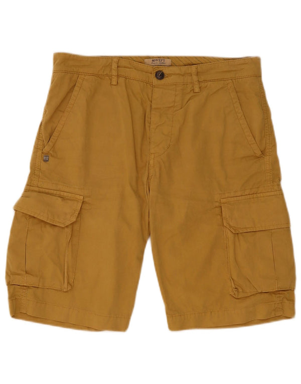 Pantaloncini cargo da uomo 40Weft IT 44 XS W32 Cotone marrone