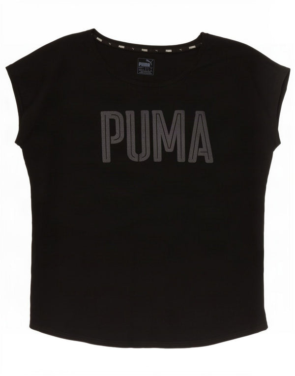 T-shirt grafica da donna Puma UK 16 grande nera