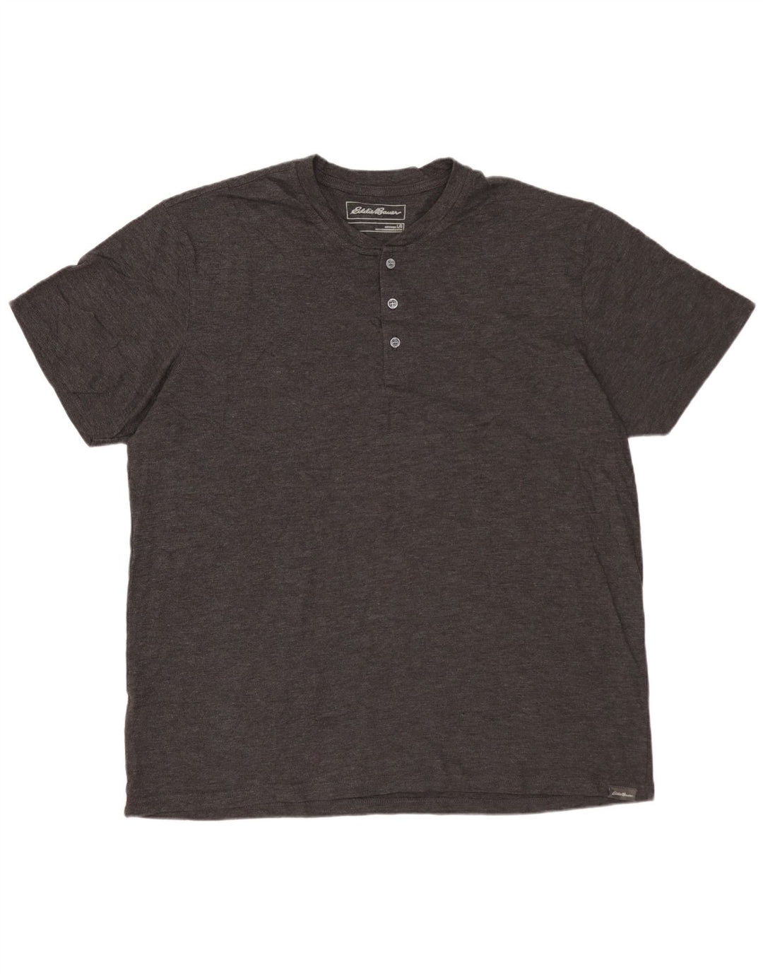 T-shirt da uomo EDDIE BAUER grande in cotone grigio