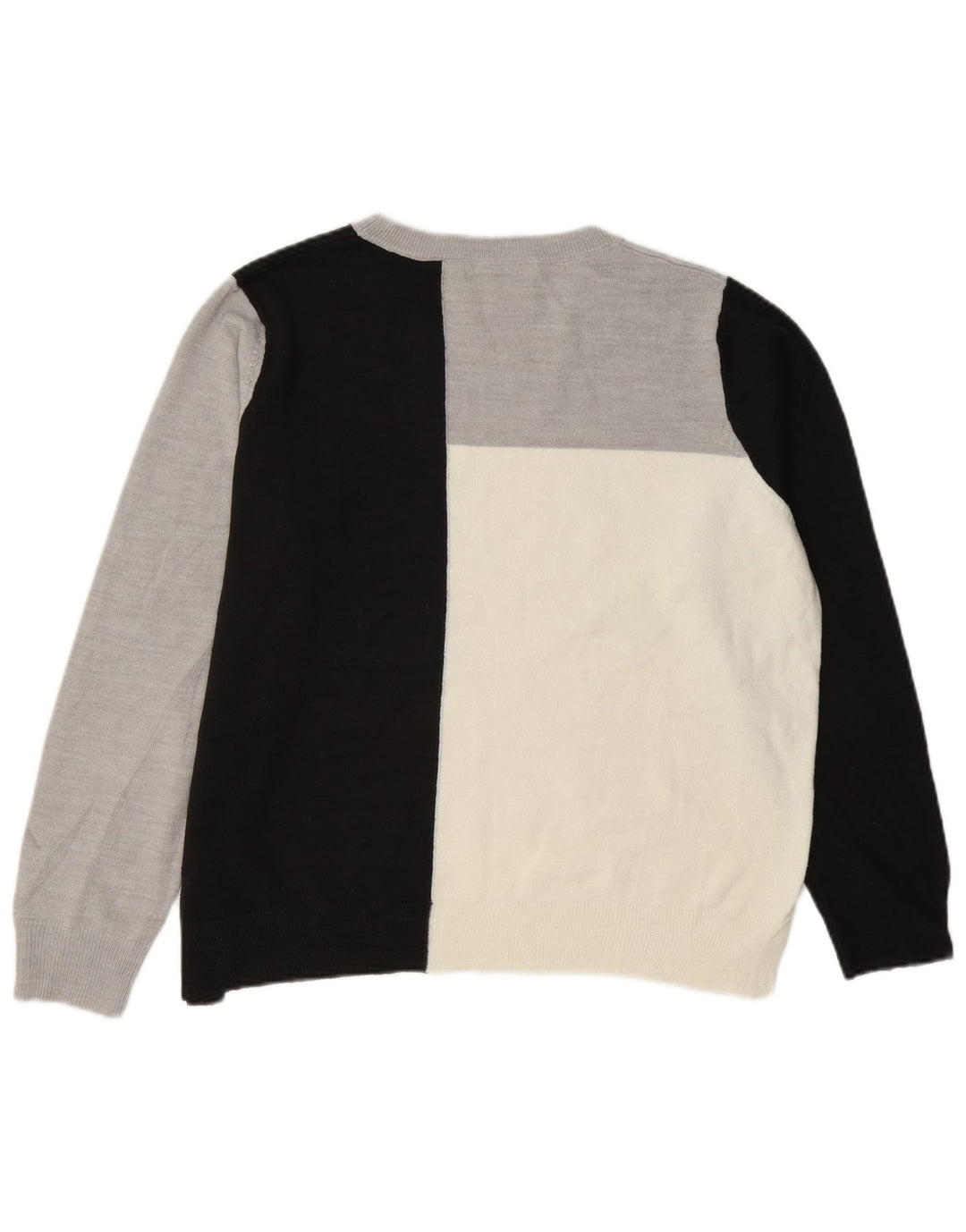 Maglione maglione girocollo da donna Marks & Spencer UK 14 grande multicolore