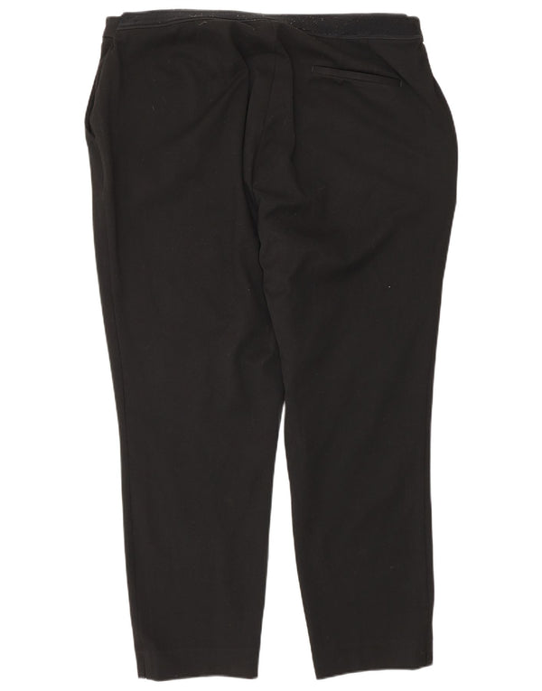 Pantaloni corti slim da donna Marks & Spencer UK 20 2XL W40 L27 Neri