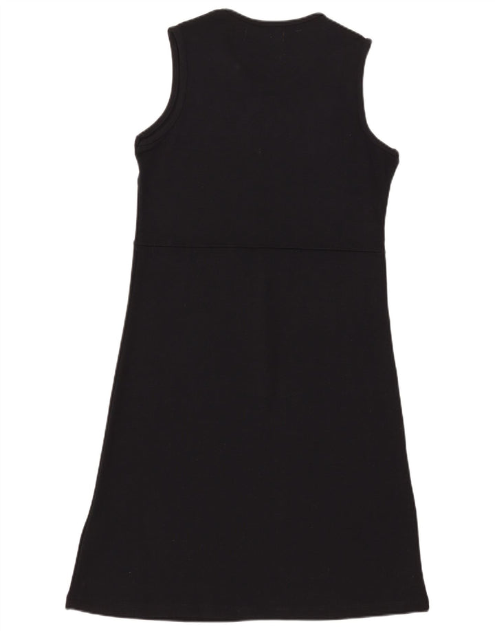 Abito basico senza maniche da donna Zara UK 14 grande rayon nero