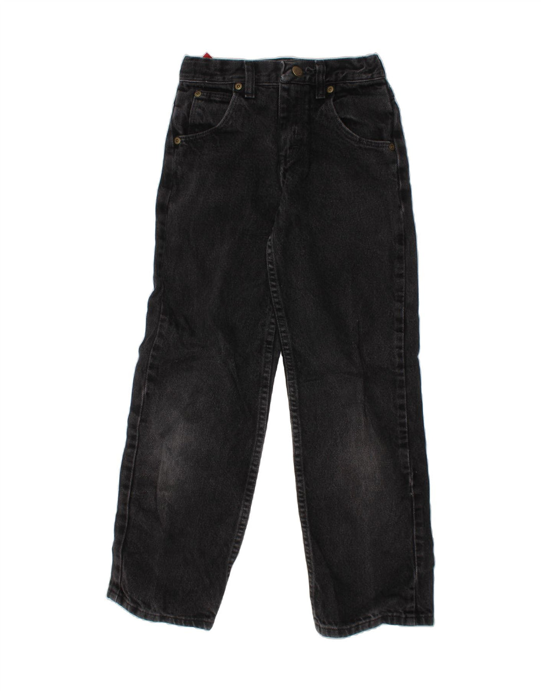 WRANGLER Boys Slim Jeans 9-10 Years W24 L25 Black Cotton Vintage Wrangler and Second-Hand Wrangler from Messina Hembry 