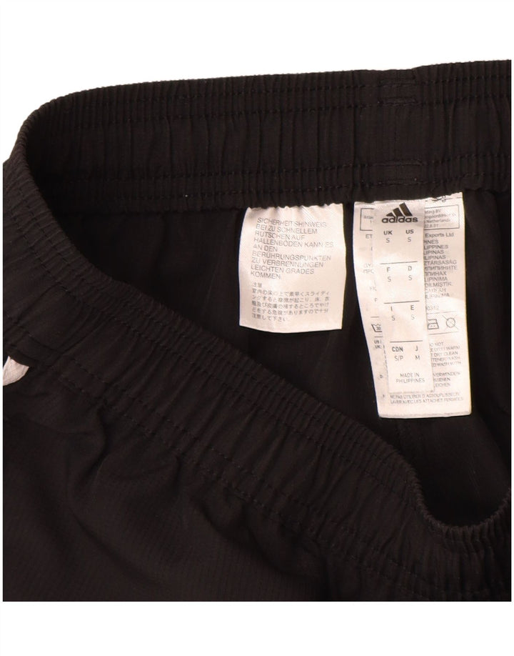 Pantaloni da tuta Adidas Climalite Graphic da uomo piccoli in poliestere nero