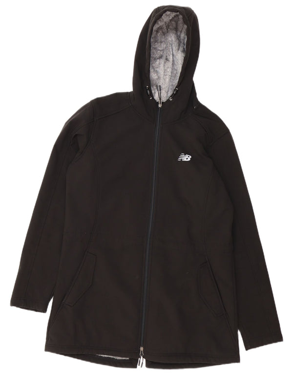 Giacca Parka Sherpa con cappuccio da donna New Balance UK 16 grande poliestere nero