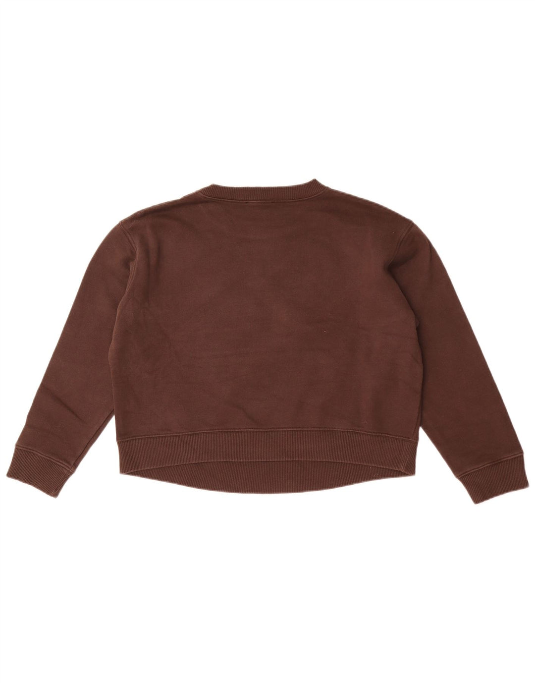 Felpa oversize con grafica corta Zara da donna UK 10 piccola marrone