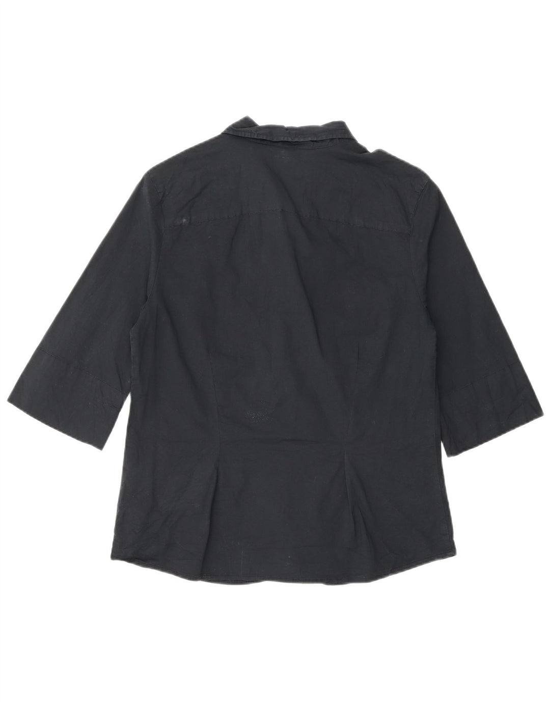 Camicia a maniche a 3/4 da donna Levi's UK 14 Large in cotone nero