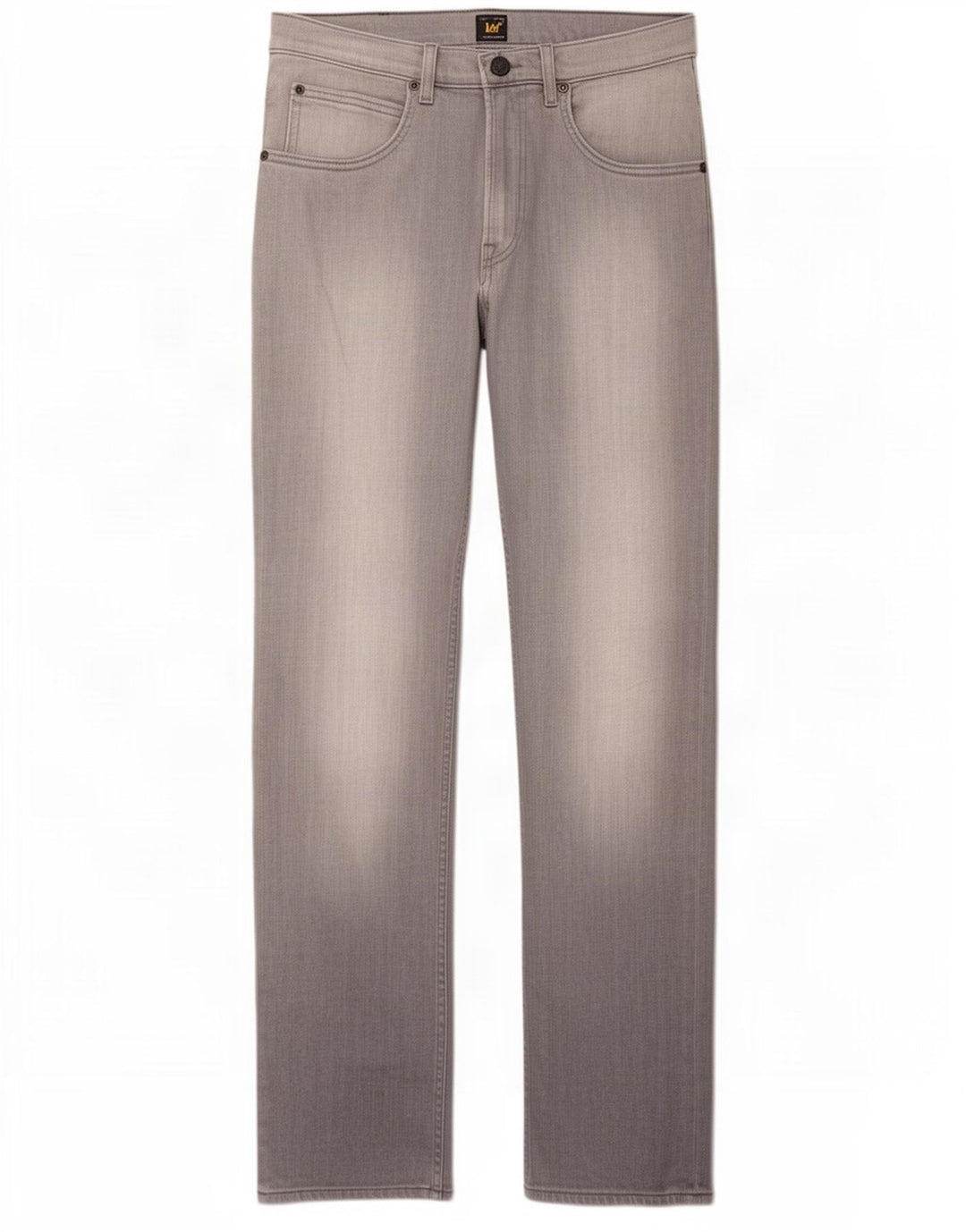 Jeans dritti Brooklyn da donna Lee W32 L32 cotone grigio