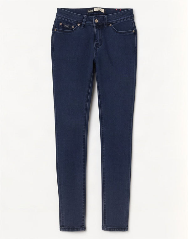 Jeans Jegging da donna Superdry Alexia W25 L31 cotone blu navy