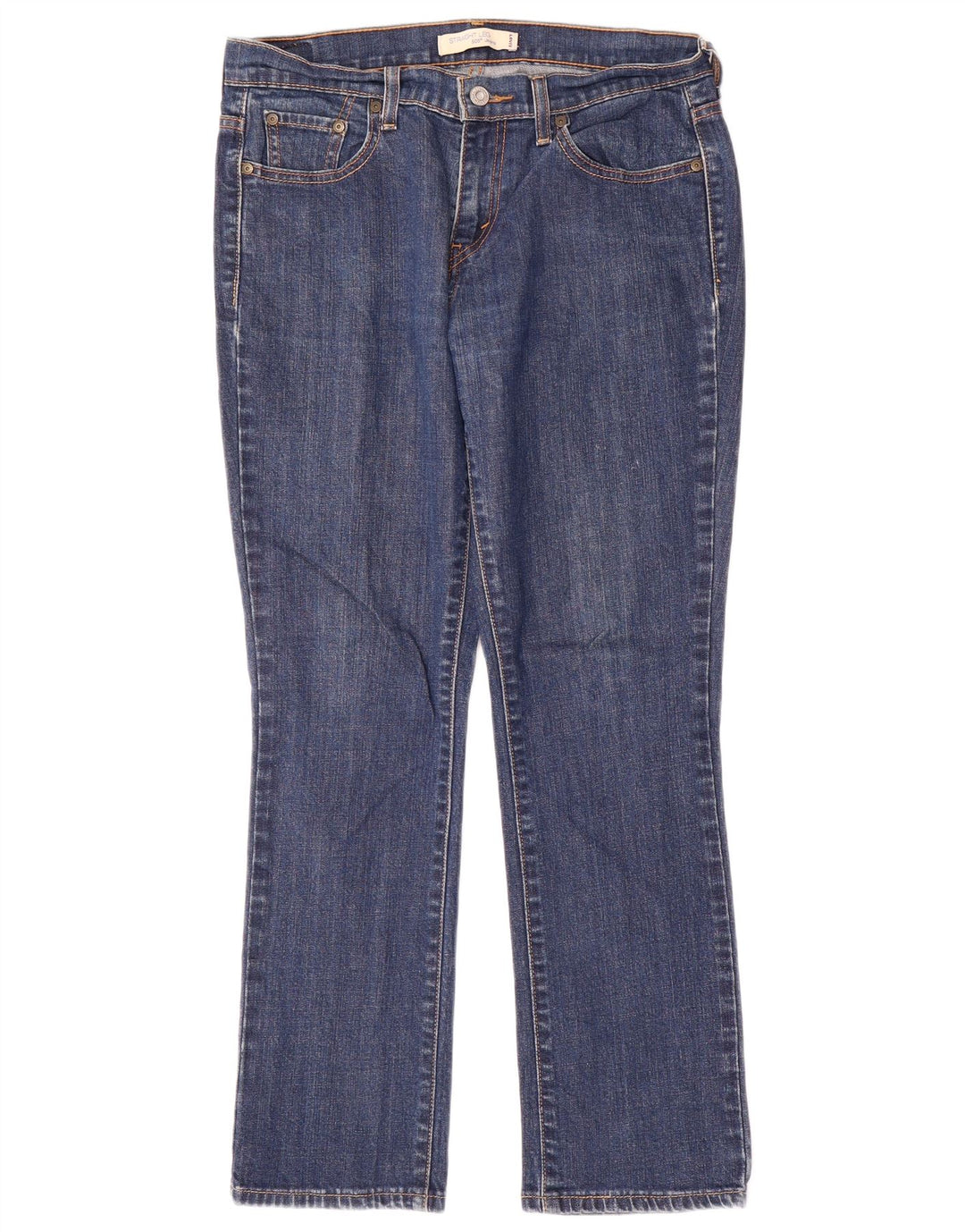 Jeans dritti Levi's da donna 505 US 6 medio W32 L29 cotone blu
